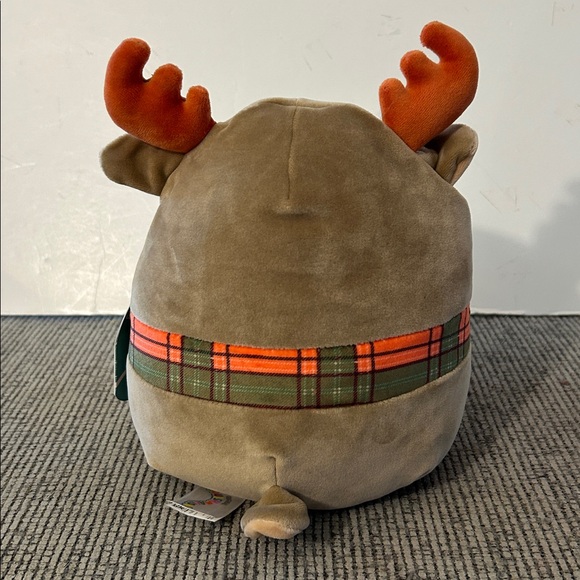 Squishmallows Patterson Reindeer Plush NEW orange green plaid scarf winter moose - Picture 5 of 9